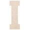 Good Wood By Leisure Arts Letter 13" I, Wooden Letters, Wood Letters, Wooden Letters Wall Decor, Large Letters 13 Inch, Small For Crafts